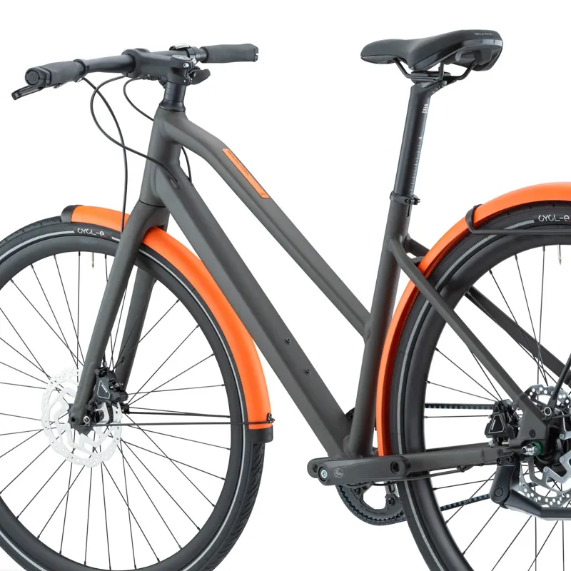BMC 257 AL Three ST Nexus 8 Hybrid Bike 2023 in Anthracite Grey -3