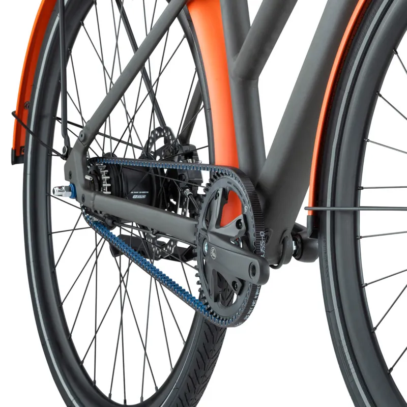 BMC 257 AL Three ST Nexus 8 Hybrid Bike 2023 in Anthracite Grey -6