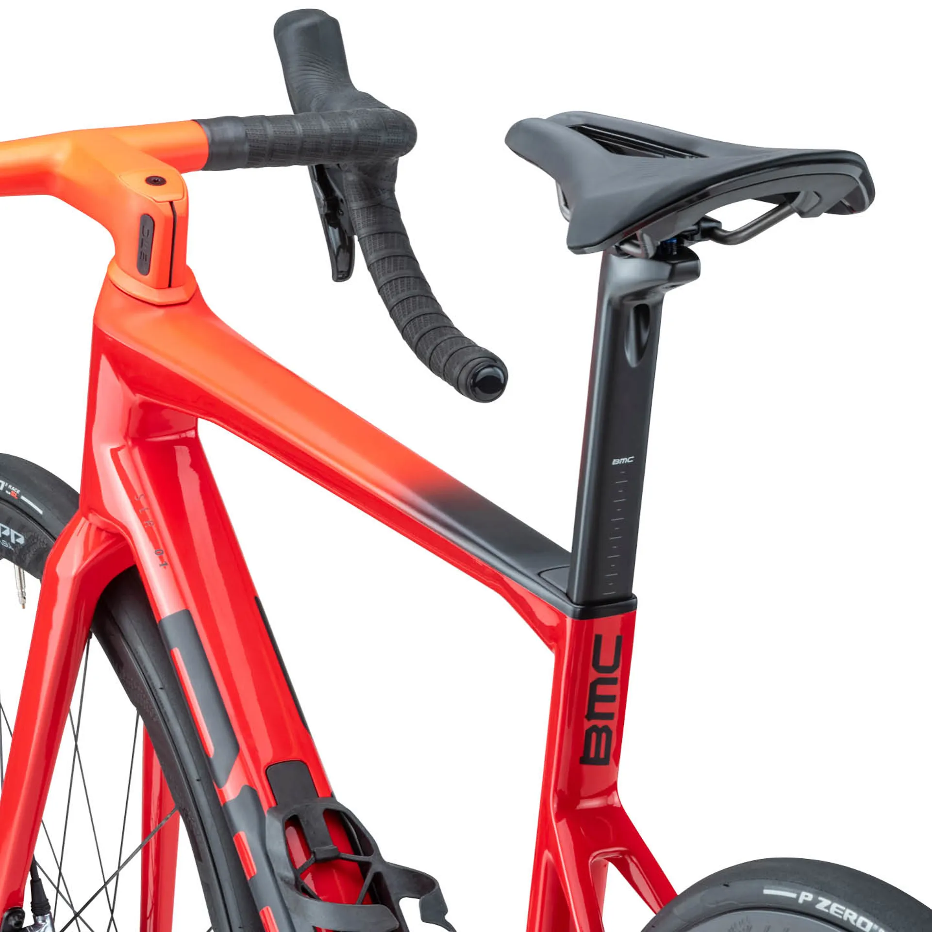 BMC Teammachine SLR01 One Red eTap AXS Road Bike 2023 in Red/Black