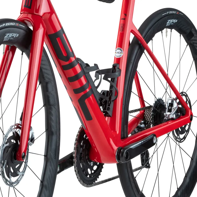 BMC Teammachine SLR01 One Red eTap AXS Road Bike 2023 in Red/Black-8