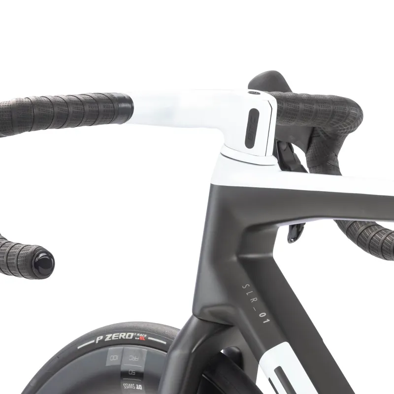 BMC Teammachine SLR01 Two Dura Ace Di2 Road Bike 2023 in Carbon White-6