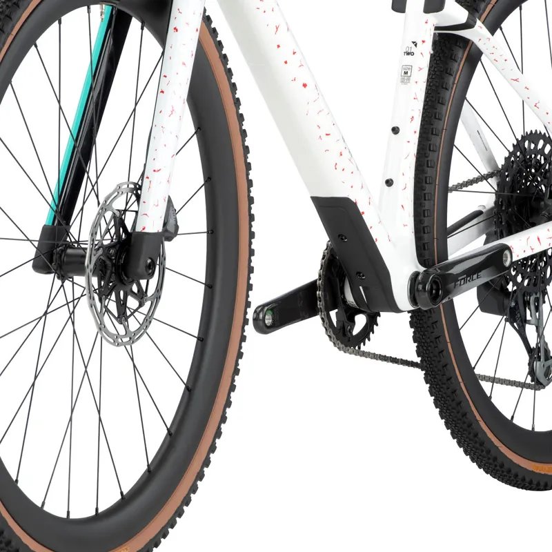 BMC Unrestricted 01 Two Force AXS Eagle Gravel Bike 2023 in MCO/Black/Turqoise-7