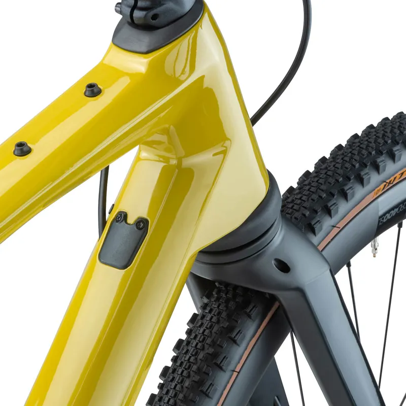 BMC Unrestricted LT One Force AXS Eagle Gravel Bike 2023 in Mustard/Red/Black-6