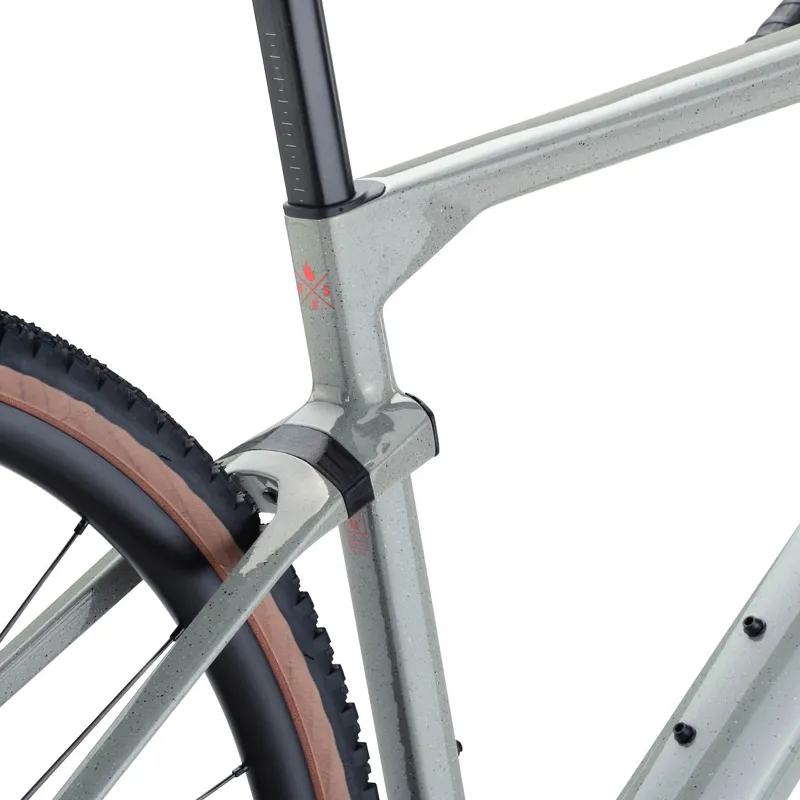 BMC Unrestricted One Rival 11sp Gravel Road Bike 2023 in Speckle Grey Neon Red-2