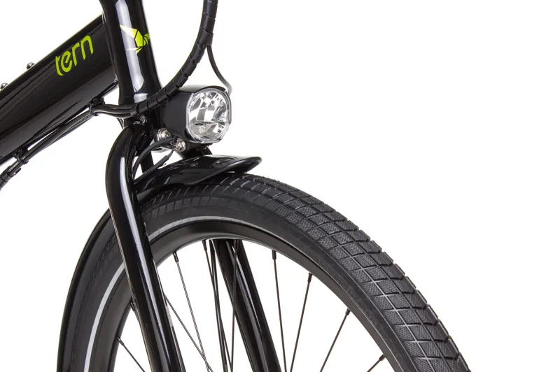 Tern Joe Tour 27.5 inch wheel Folding Bike 2023 in Large Black and Green -3