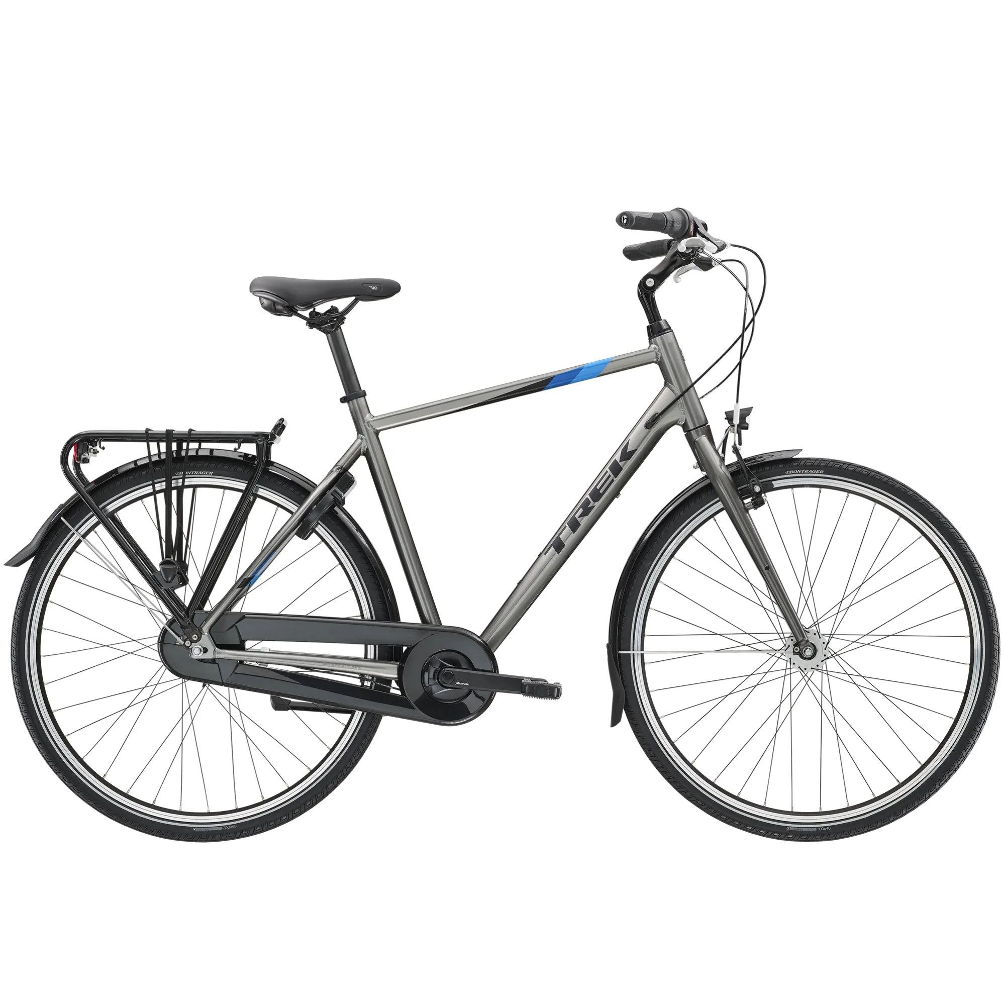 Trek L100 Mens Hybrid Bike 2019 in Grey Trek L100 Mens Hybrid Bike 2019 in Grey