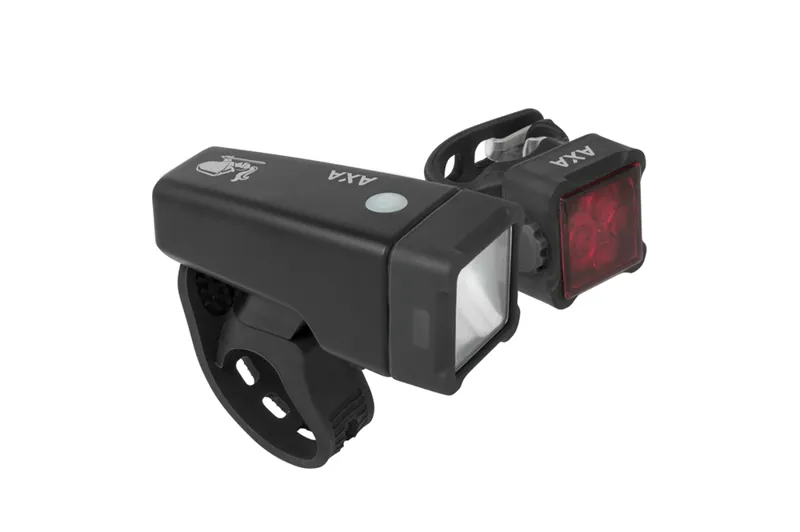 AXA Niteline T4-R Front and Rear Cycle Light Set
