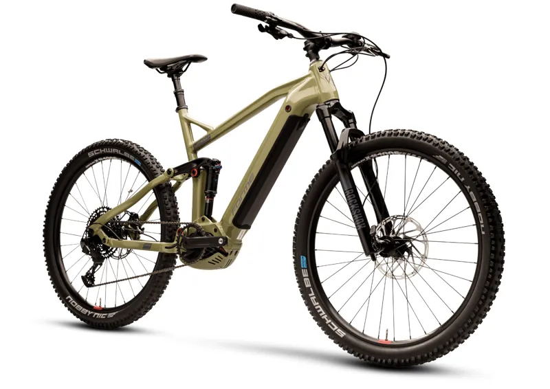 Forme Lathkill E Electric Mountain Bike 2023 in Green/Black -1