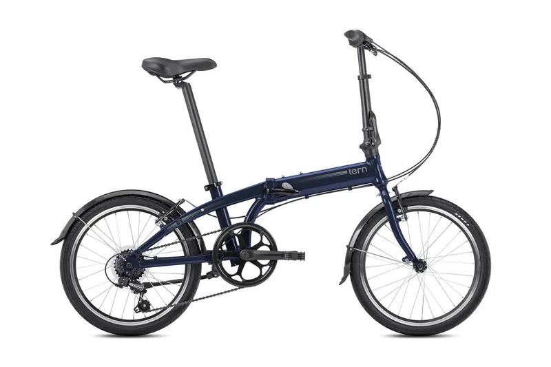 Tern Link A7 Folding Bike 7 Speed in Blue with 20 inch wheels-1
