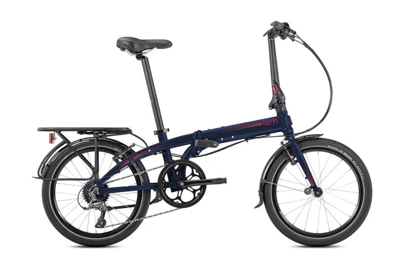 Ex-display Tern Link D8 Folding Bike 20 inch 8 speed in Midnight Black