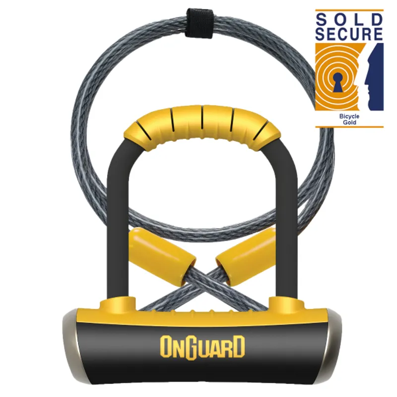 OnGuard Pitbull Mini DT 8008 U-Lock with Cable 90 X 140 X 14mm 