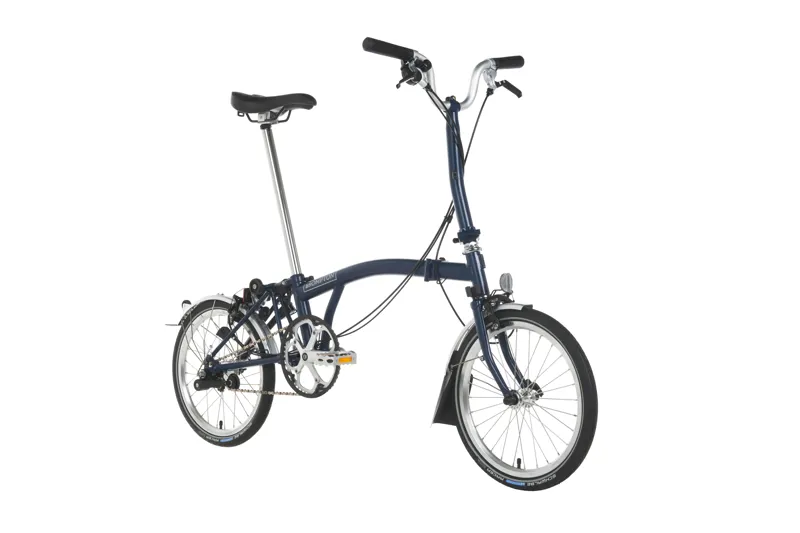 Brompton H3R Folding Bike in Tempest Blue-2