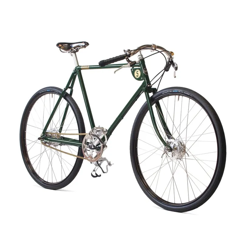 Pashley Speed 5 Mens Hybrid Bike 2022 in British Racing Green
