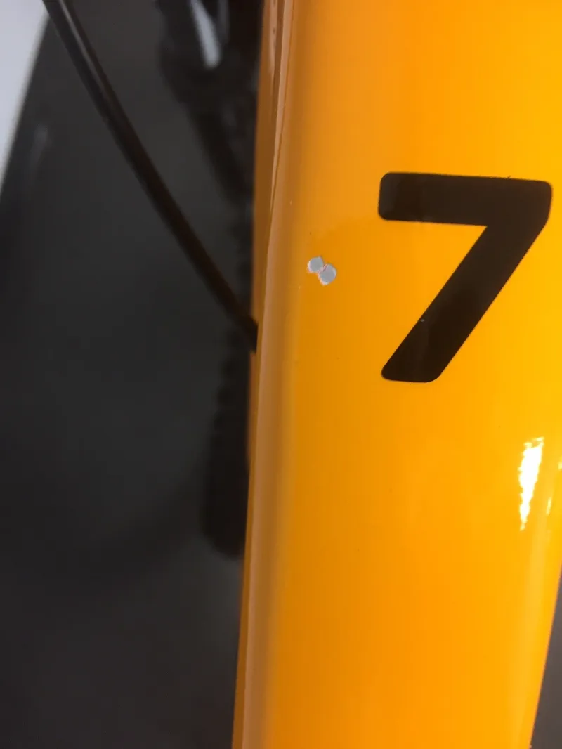 Ex Display Trek Marlin 7 Medium 29 Hardtaill Mountain Bike 2021 in Marigold to Red  -3