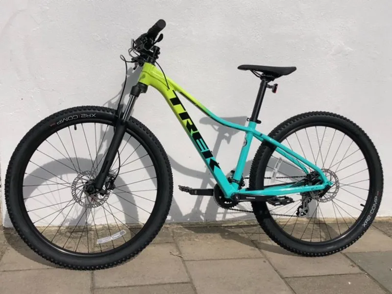 EX DISPLAY Trek Marlin 5 Hardtail Mountain Bike Small 2022 in Green and Yellow-1