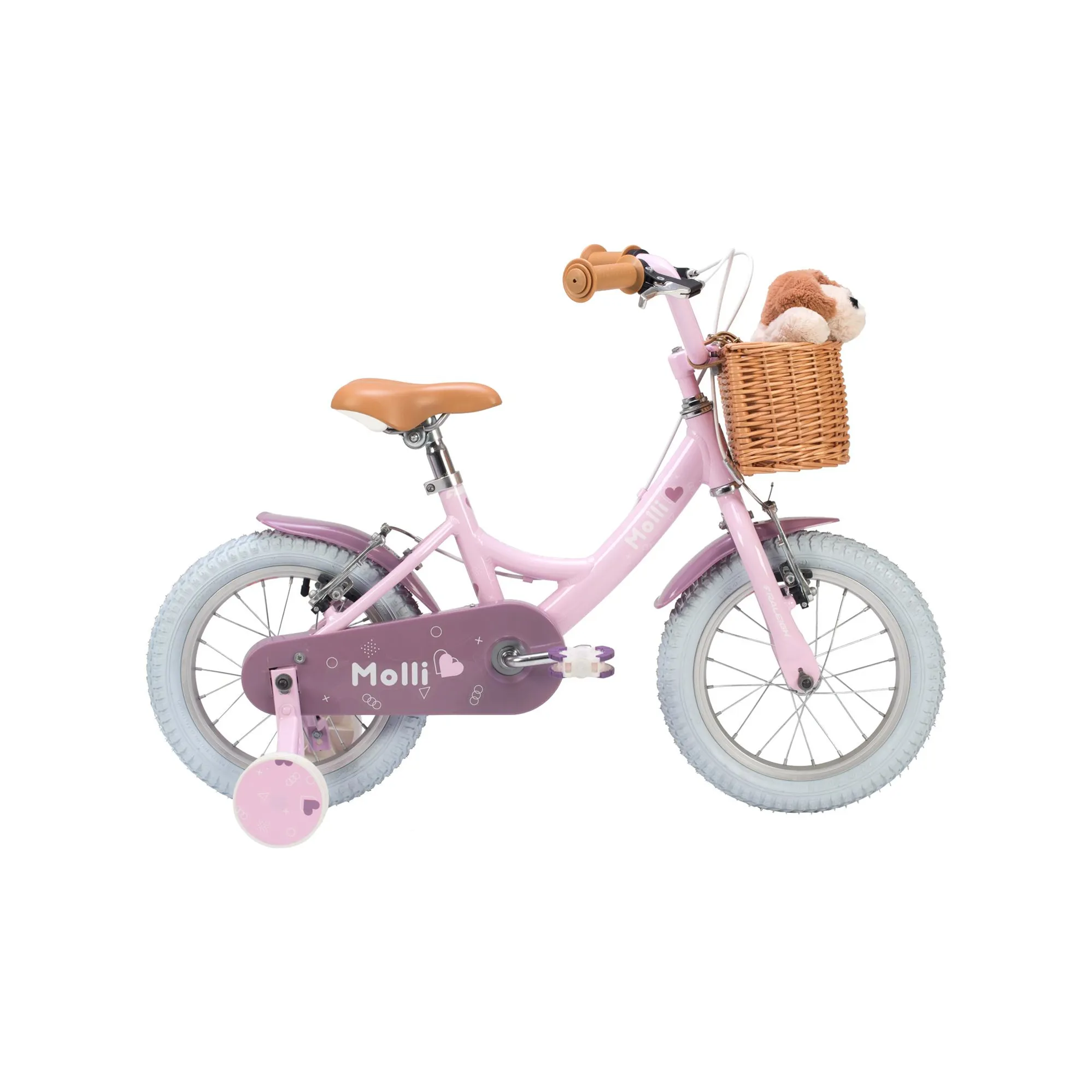 Raleigh Molly 14 inch Wheel Kids Bike in Pink