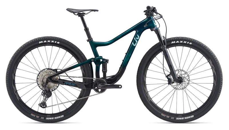 Liv Pique Advanced Pro 29 1 Carbon FS Mountain Bike 2020 in Green