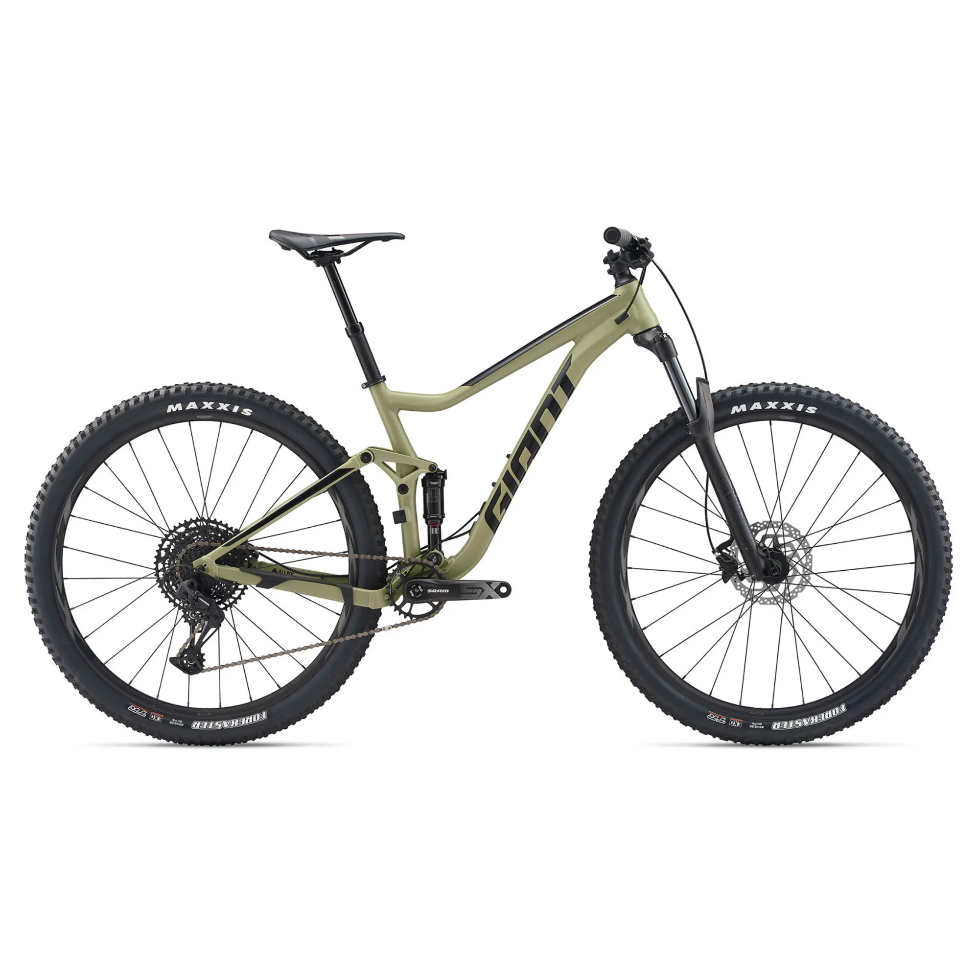 Giant Stance 29 Mens Full Suspension Mountain Bike 2020 in Green