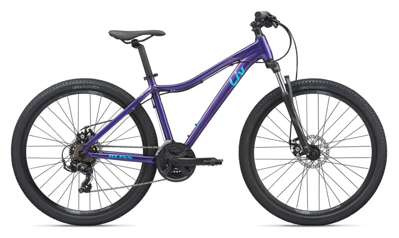 Liv Bliss 3 Disc Womens Hardtail Mountain Bike 2020 in Purple