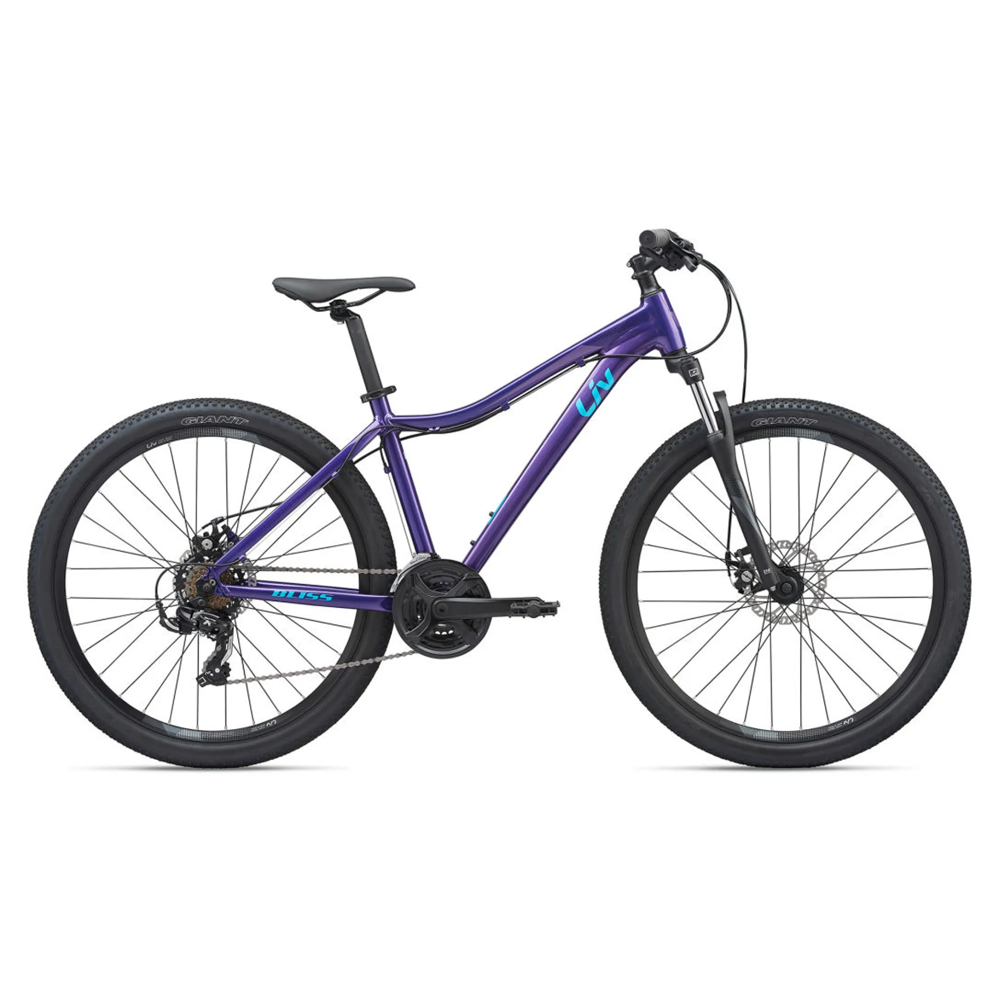 Liv Bliss Disc Womens Hardtail Mountain Bike 2020 in Purple