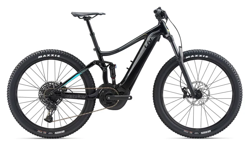 Liv Embolden E+ 1 Womens Electric FS Mountain Bike 2020 in Black