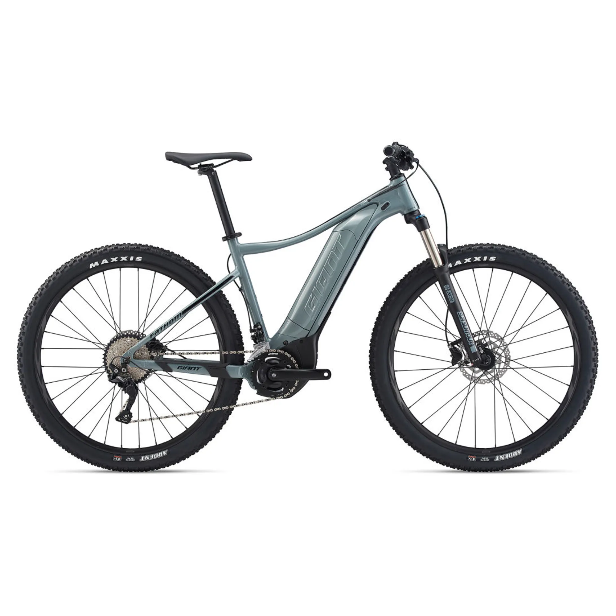 Giant Fathom E+ 29er Electric Hardtail Mountain Bike 2020 in Grey