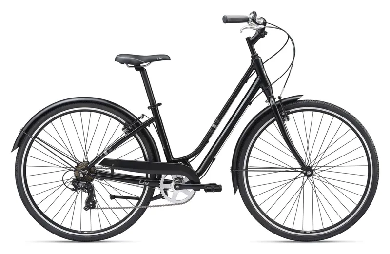 Liv Flourish 3 Womens Hybrid Bike 2020 in Black