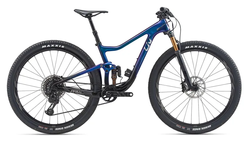 Liv Pique Advanced Pro 29 0 Carbon FS Mountain Bike 2020 in Blue