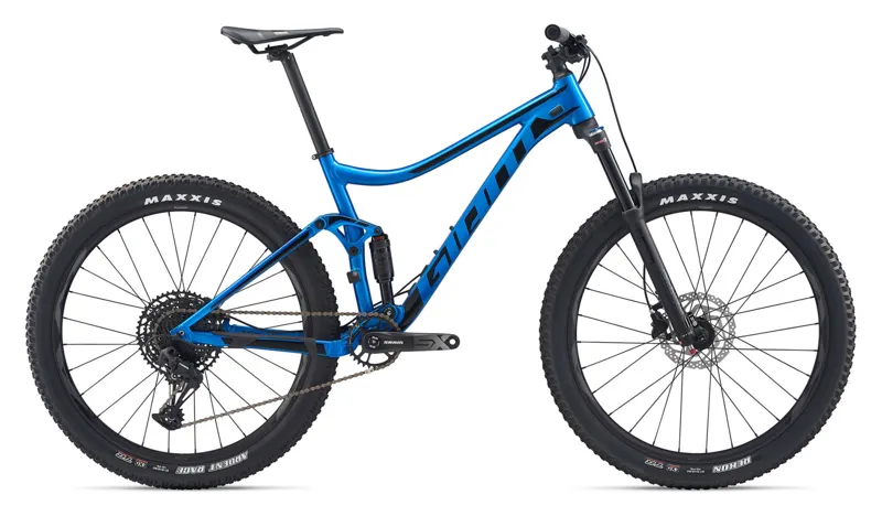 Giant Stance 2 Mens Full Suspension Mountain Bike 2020 in Blue