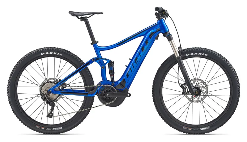 Giant Stance E+ 2 Electric FS Mountain Bike 2020 in Blue