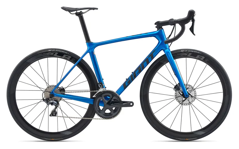 Giant TCR Advanced Pro 2 Disc Mens Carbon Road Bike 2020 in Blue