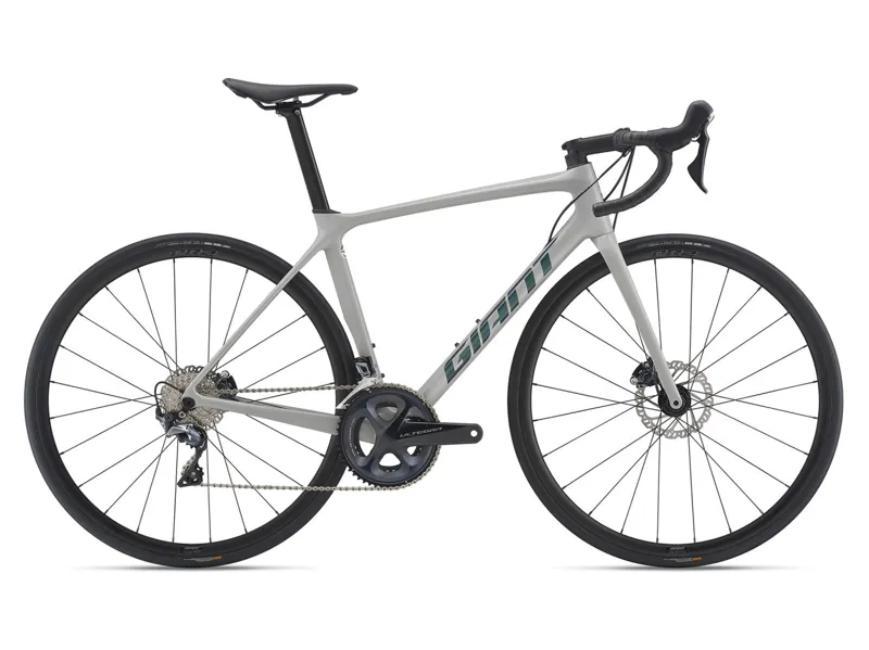 Giant TCR Advanced 1 Disc Road Bike 2021 in Light Grey