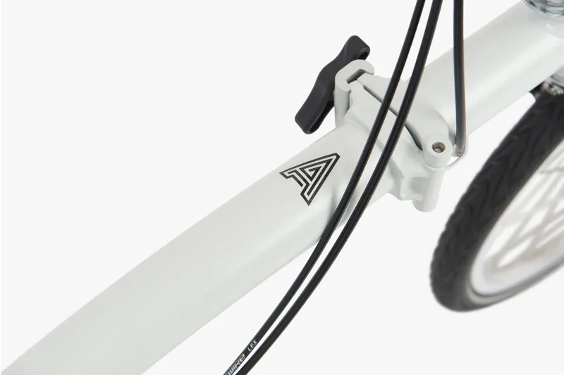 Brompton A Line Utility Mid Folding Bike 2023 in White-7