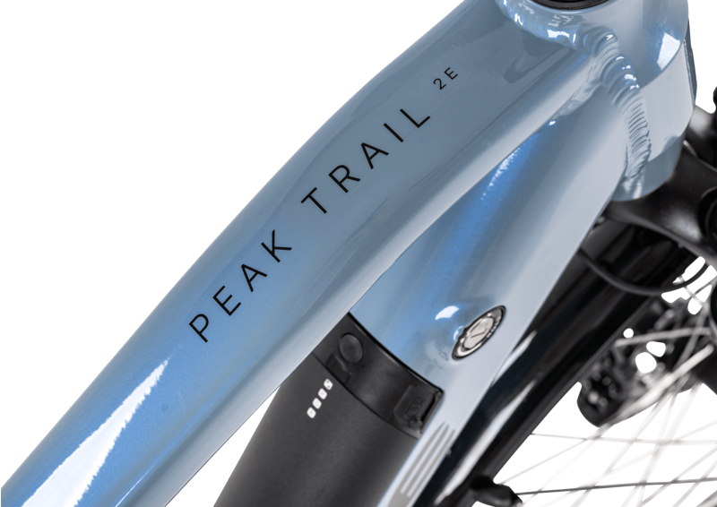 Forme Peak Trail 2E Electric Hybrid Bike 2023 in Blue/Black-3