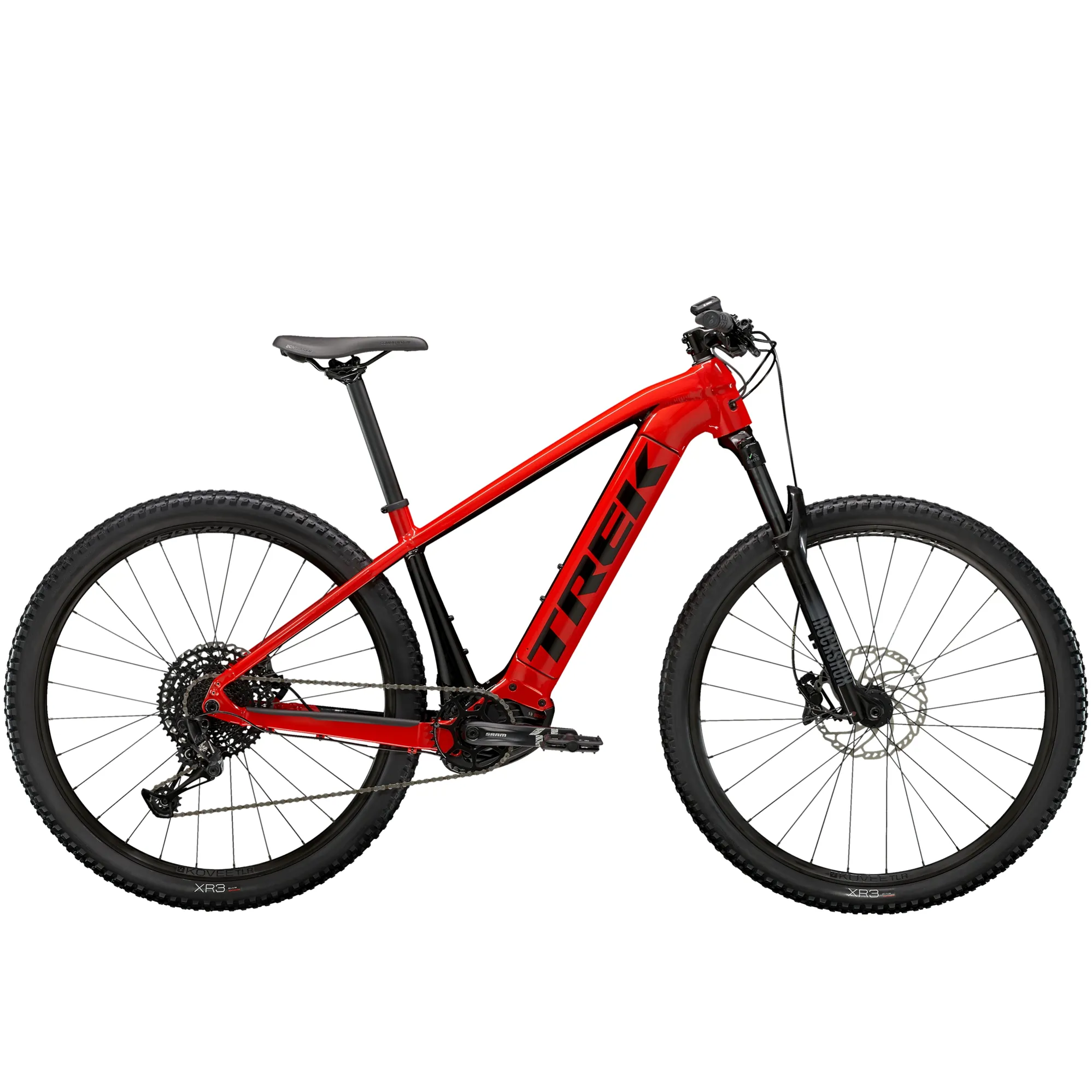 Trek Powerfly Electric Mountain Bike 2021 in Red/Black