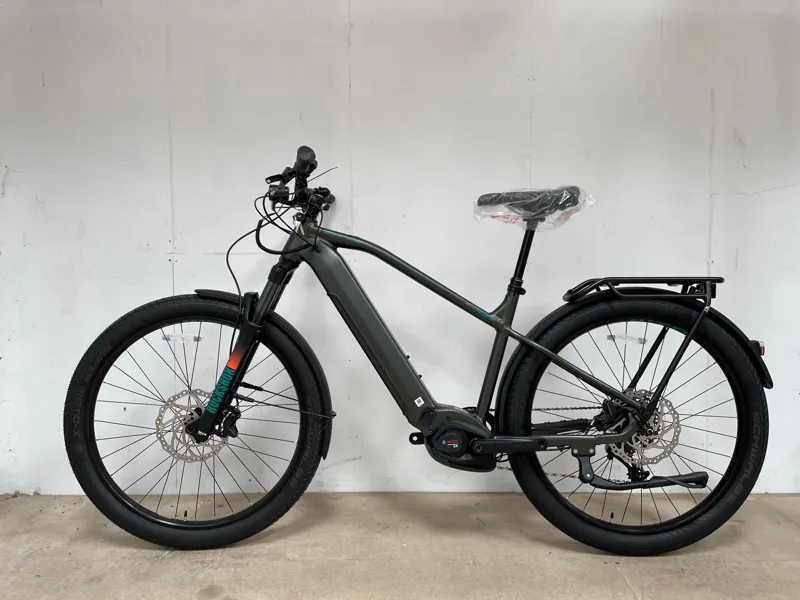 Ex Display Whyte e-506 v1 Electric Mountain Bike Medium 2022 in Matt Moss-2