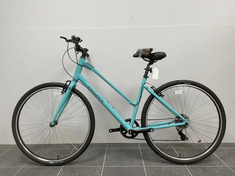 EX-DISPLAY Ridgeback Comet Womens Hybrid Bike Large 2022 in Green -1