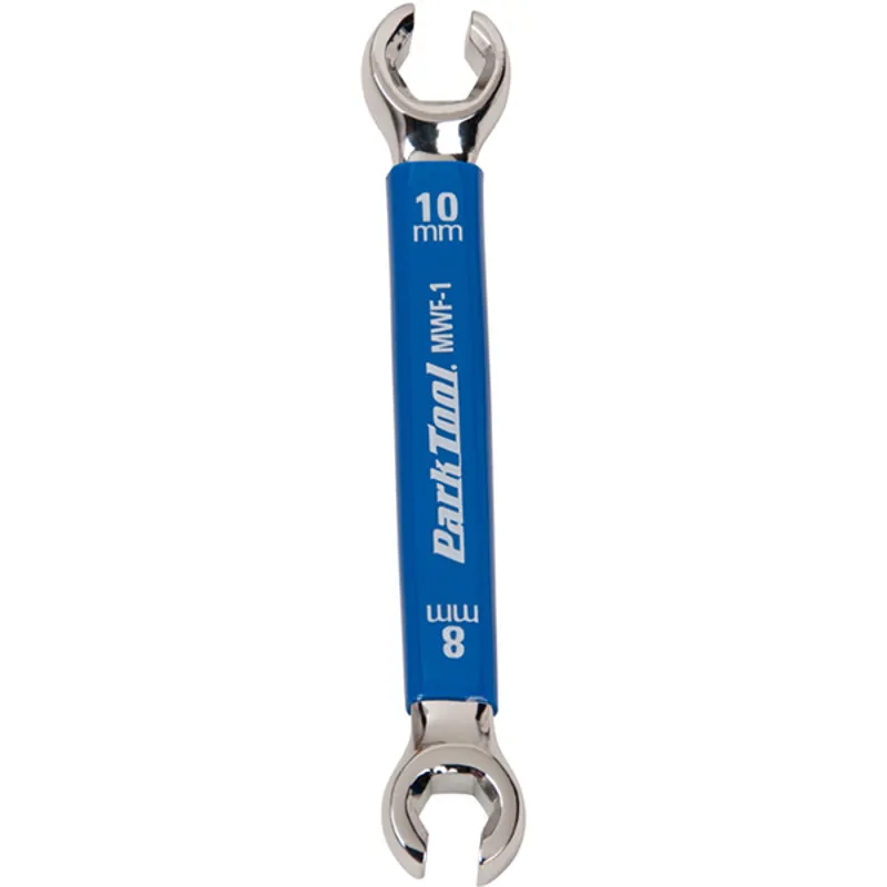 Park Tool MWF-1 Flare Nut Wrench 8mm and 10mm in Blue