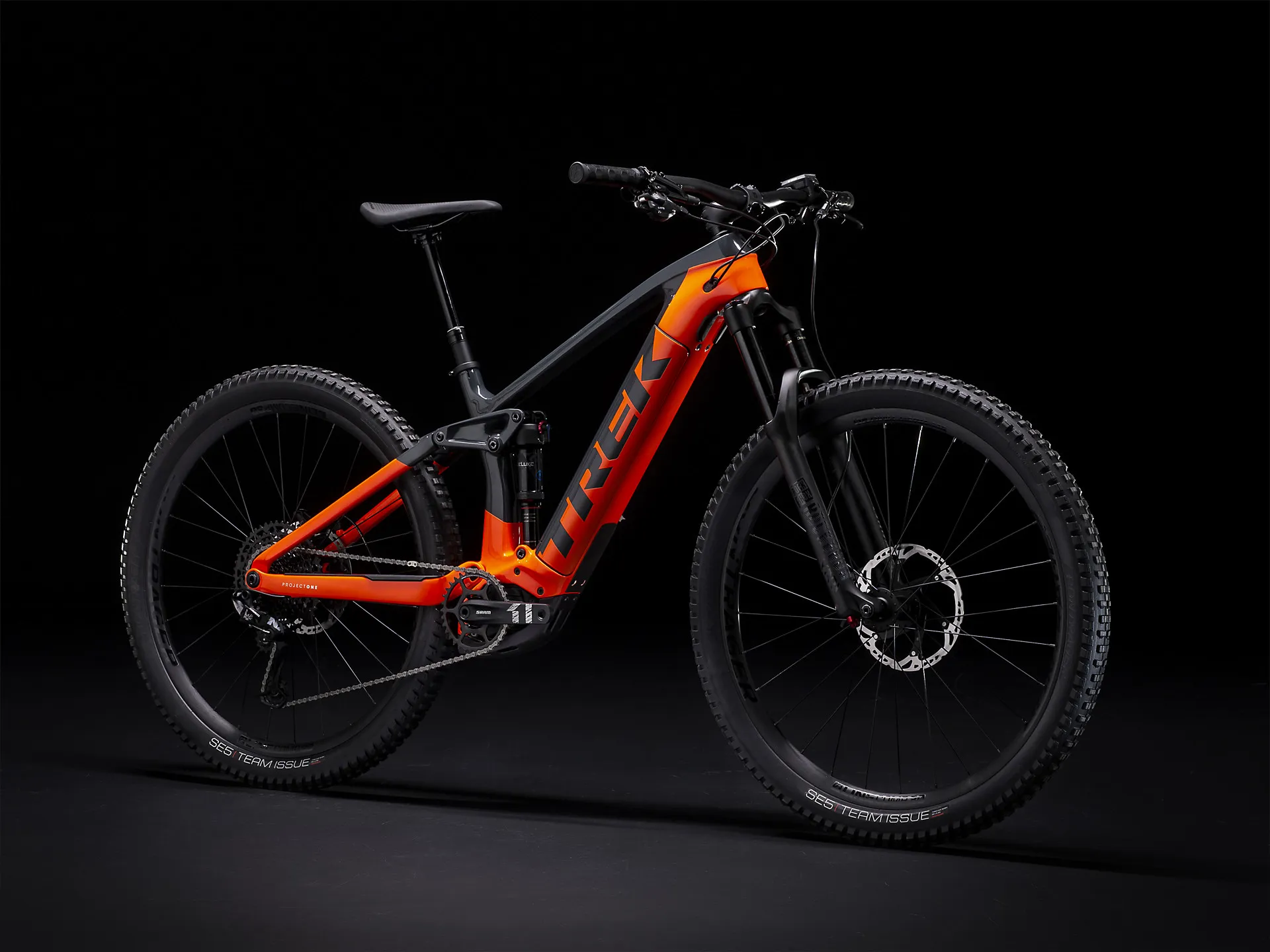Trek Rail Electric Full Suspension Mountain Bike 2020 in Orange