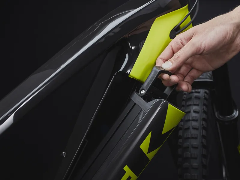 Trek Rail 9.7 Electric Full Suspension Mountain Bike 2020 in Yellow-2