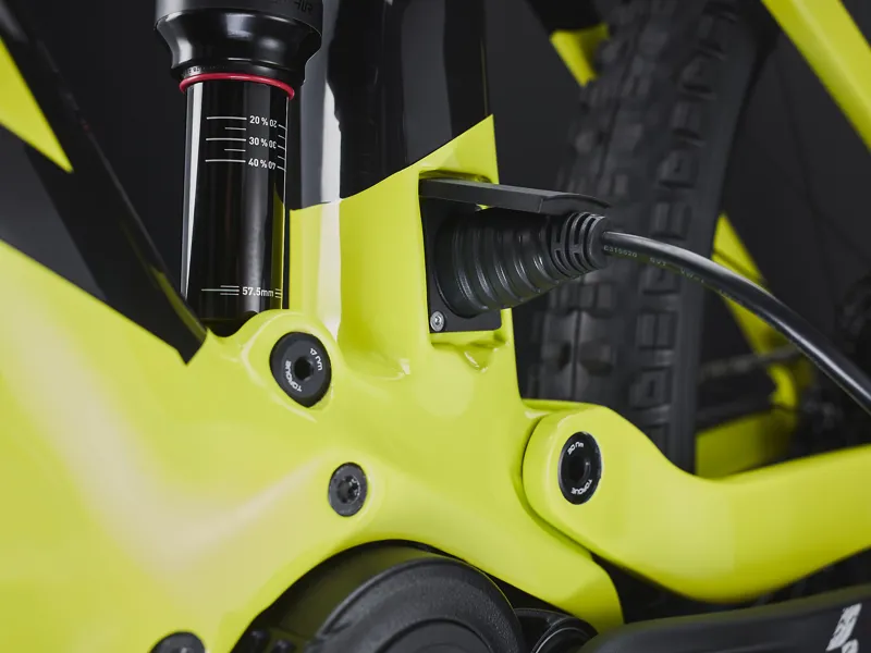 Trek Rail 9.7 Electric Full Suspension Mountain Bike 2020 in Yellow-3