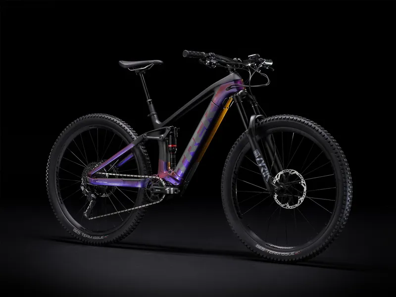 Trek Rail 9.8 Electric Full Suspension Mountain Bike 2021 in Purple-1