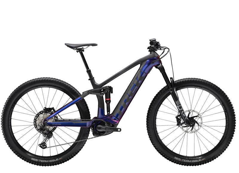 Trek Rail 9.8 Electric Full Suspension Mountain Bike 2021 in Purple