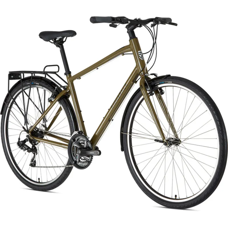 Ridgeback Speed Mens Hybrid Bike 2020 in Green-1