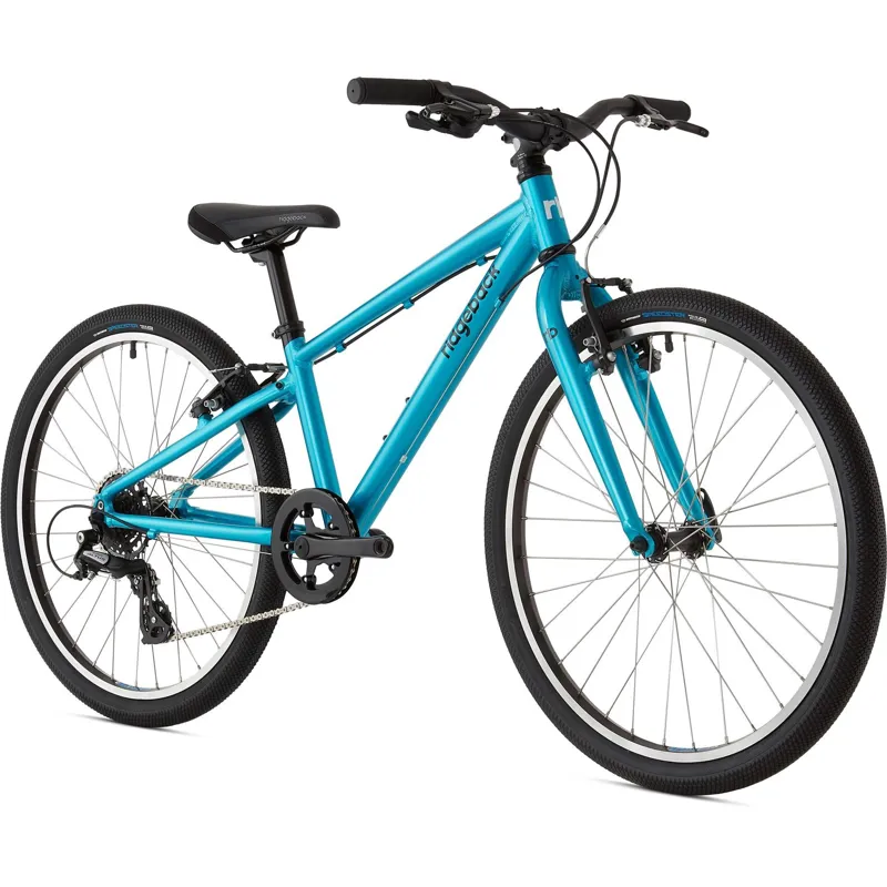 Ridgeback Dimension 24 Inch Wheel Kids Bike 2021 in Blue-1