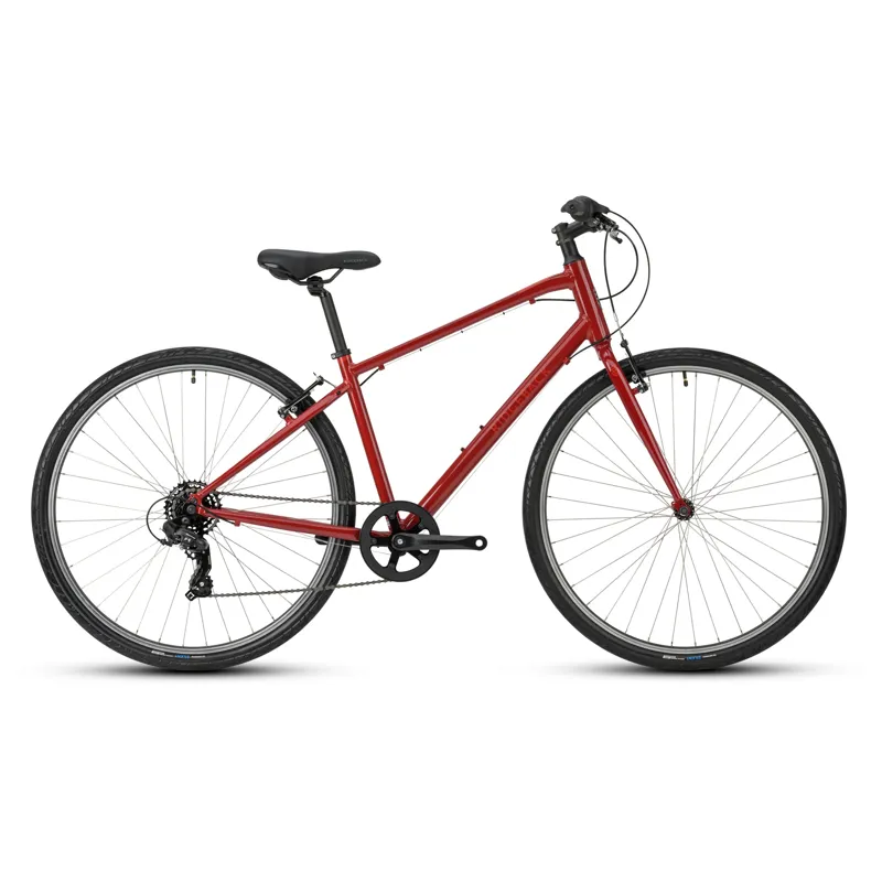 Ridgeback Comet Mens Hybrid Bike 2021 in Red