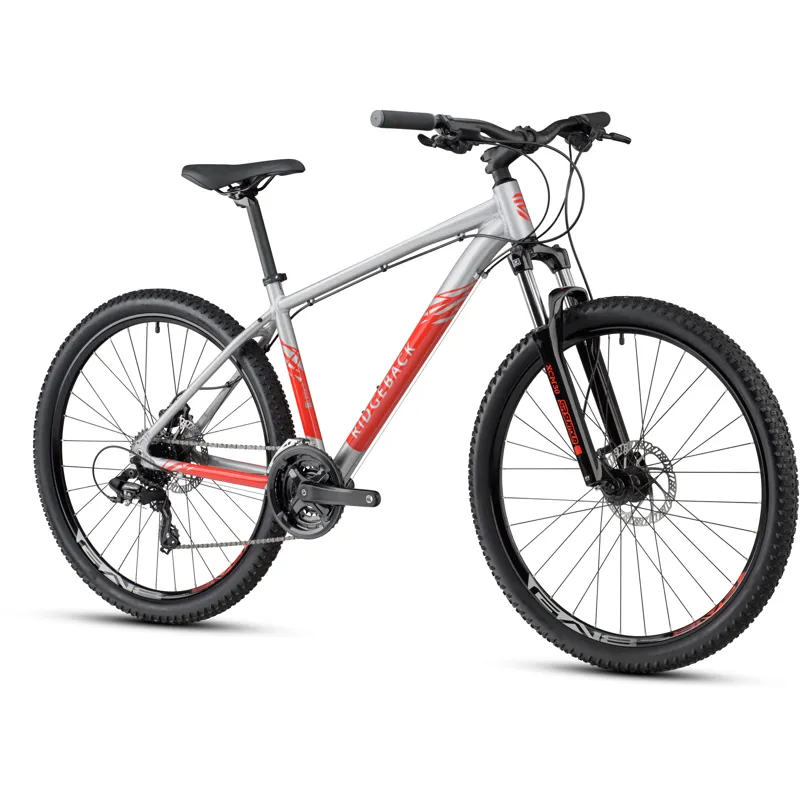 Ridgeback Terrain 4 Hardtail Mountain Bike 2022 in Silver-1