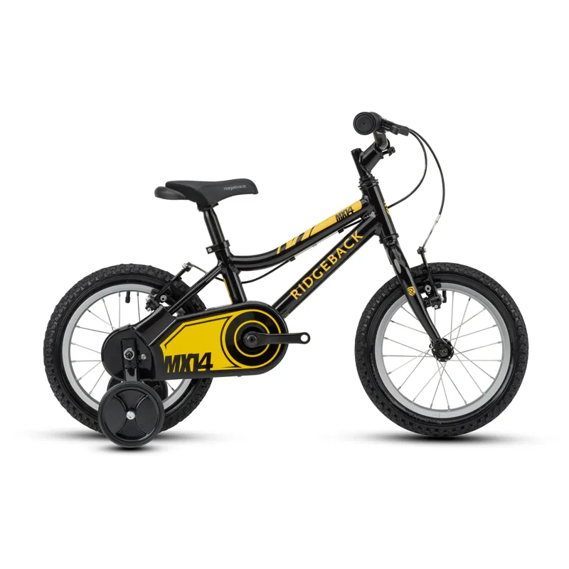 Ridgeback MX14 Unisex Kids Bike 14 Inch 2021 In Black