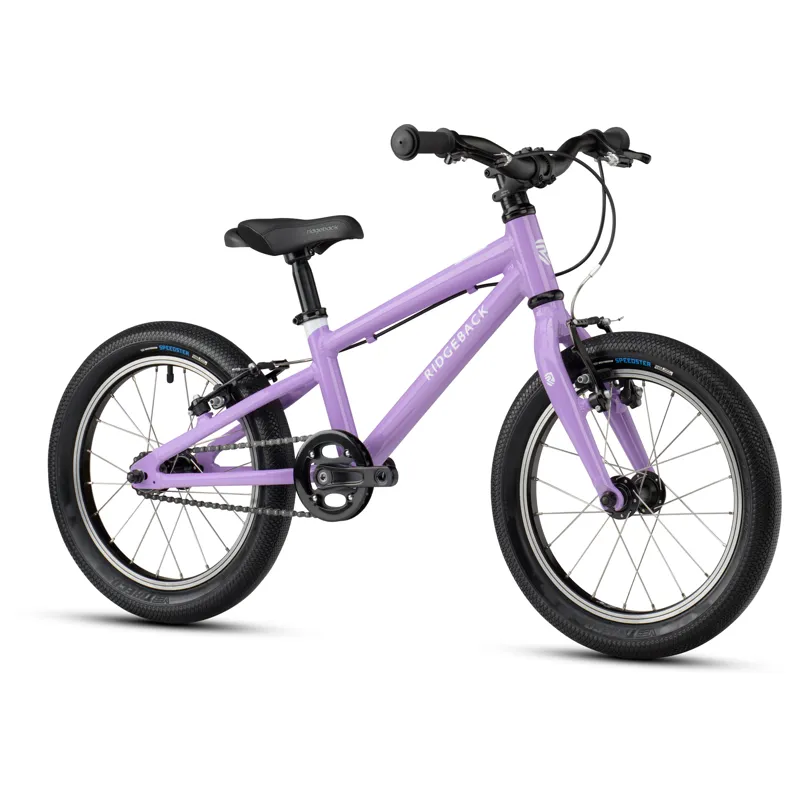 Ridgeback Dimension 16 Unisex Kids Bike 16 Inch Wheel 2021 in Purple-1