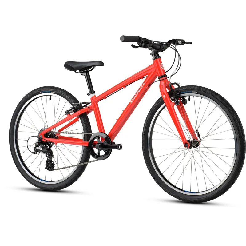 Ridgeback Dimension 24 Unisex Kids Bike 24 Inch Wheel 2022 in Red-1